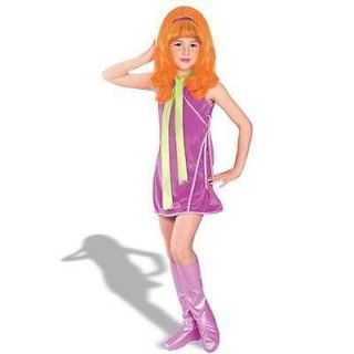 daphne scooby doo child costume w wig s small 4 5 6 new