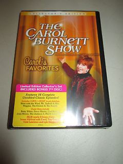BONUS Burnett Show CAROLS FAVORITES (DVD, 2012, Collectors Edition 