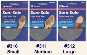 PAIR J. T. Foote Sure Sole Anti Skid No Slip Shoe Pads Patch Repair 