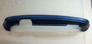 NEW OEM VOLKSWAGEN MK4 GOLF REAR BUMPER SPOILER WITH EXHAUST CUT OUT 