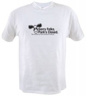 SORRY FOLKS PARKS CLOSED NATIONAL LAMPOONS VACATION T SHIRT