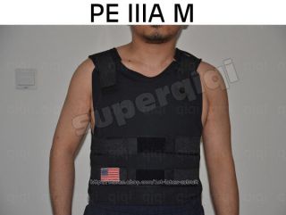   Bullet Proof Vest/Jacket Body Armor NIJ Level IIIA 3A 38 Layers XL