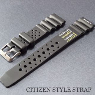 ndl divers watch strap for citizen dive watch 20mm from united kingdom 