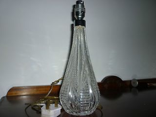 waterford crystal vintage lamp base no shade from ireland time