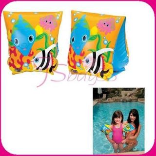 1pair Water Sport Inflatable Swim Wings Pool Kids Swimming Arm Air 