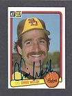 1983 donruss 94 chris welsh padres autograph auto coa buy