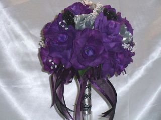 purple wedding bouquets in Flowers, Petals & Garlands