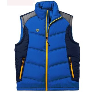 new man winter vest padding jumper light weight polo jacket