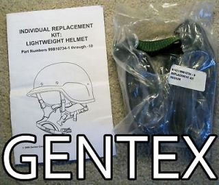 new usmc light weight helmet repair kit gentex corp new