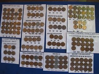 Newly listed LINCOLN WHEAT CENT DEALER 9 PACK SET#79 1909 1910 1913 