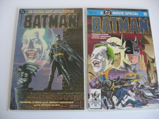 lot of 2 Batman Movie Special & Adaptation TPB VF to NM condition