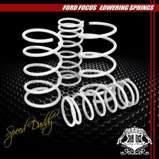   SUSPENSION RACING LOWERING SPRING SPRINGS 00 04 FORD FOCUS ZX ZT WHITE