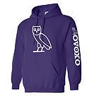 OVOXO Hooded Sweatshirt OWL OVO Drake white logo multi color fan 