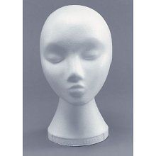   wig hat stand time left $ 9 52 buy it now polystyrene mannequin wig