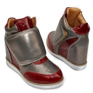 Jeffrey Campbell Funky Teramo Velcro Conceal Wedge Sneaker 10 