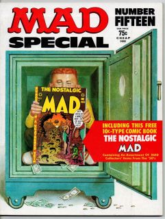 MAD MAGAZINE SPECIAL # 15 1972 MAD # 3 COMIC REPRINT ISSUE INSIDE