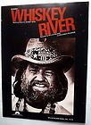 WILLIE NELSON Sheet Music WHISKEY RIVER Columbia Pict. Publ. 70s 