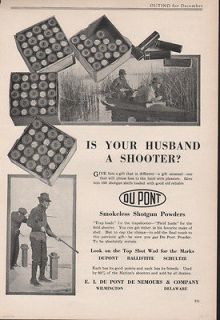 1917 DUPONT POWDER DUCK HUNT BOAT SKEET TRAP BOX SPORT SHELL BOX AMMO
