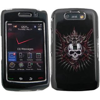 Skull Cross Black Hard Snap On Case Cover BlackBerry Storm 2 9550