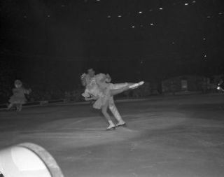 1953 4x5 orig neg ice skater barbara ann scott 351