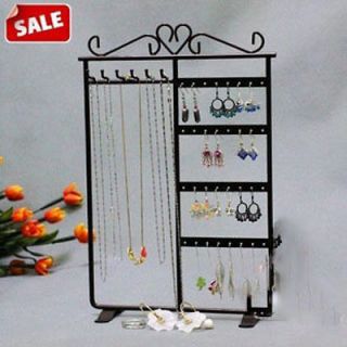   Earring 32 Holes Necklace Top Jewelry Holder Rack Stand Shelf hot