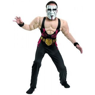 Sting Classic Muscle Impact Wrestling Kids Wrestler Halloween Costume