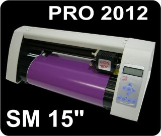 SM 15 Desktop vinyl cutter, PRO 2012   great to make rhinestone 