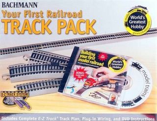 Bachmann HO Scale Train E Z Track Nickel Silver/Gray Your First 