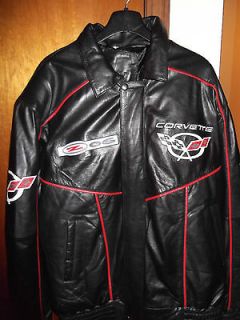 corvette c5 elite lambskin jacket w z06 logo size xl