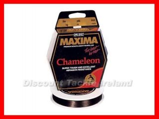 maxima chameleon mono line 600m bulk spool 10lb 50lb more