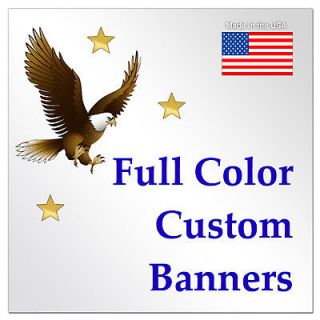 2x4 full color custom banner 13oz vinyl double sided time