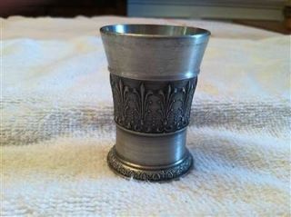 pewter shot glass sks zinn 95 % made in w