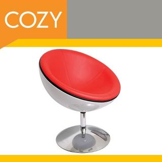 bubble chair lounge mid modern egg womb style black red