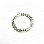 20x sterling silver bead wire round twist jump ring 5mm from hong kong 