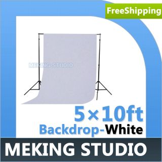 10FT 1 5×3M Solid White Seamless Flockedcloth Photography Backdrop 