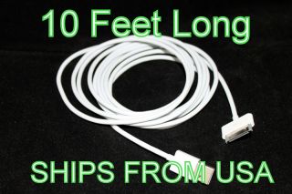 10 FOOT FT 3M EXTRA LONG SYNC CHARGER USB DATA CABLE CORD IPHONE 4 