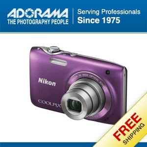 Nikon Coolpix S3100 14 Megapixel Digital Camera Purple