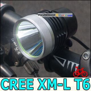 1800 Lumen Bicycle Cree XM L T6 Led Bike Headlamp Light Headlight 