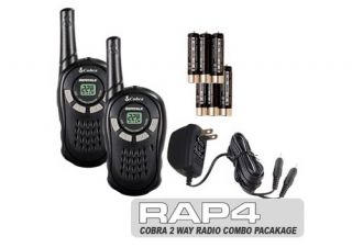 Throat Mic System & Radio (w/Battery and Charger) Combo Package