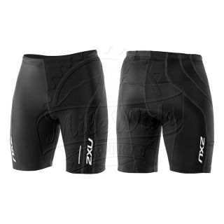 2XU Comp Tri Shorts Pockets SBR Skin Black Mens Medium MT1839B