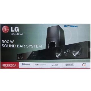 LG NB3520A 2 1 Channel 300W Wireless Subwoofer Home Theater Sound Bar 