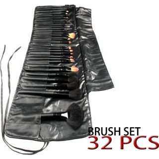 32 Pcs Professional Goat Hair Makeup Cosmetic Brush Set