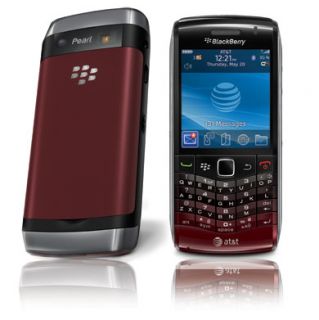 New Unlocked AT&T Blackberry Pearl 3G 9100 Red WiFi Smartphone