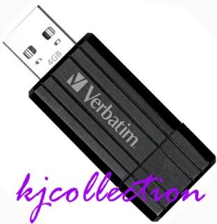 Verbatim 4GB StoreNGo USB Flash Drive Black Pinstripe