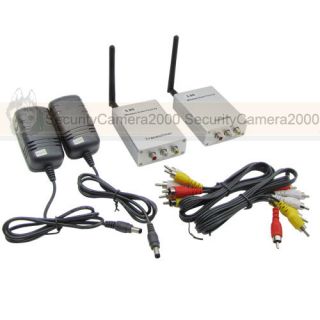 8GHz 1W 4CH Wireless Video Audio Transmitter and Receiver Kit High 