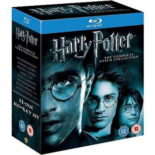Harry Potter   The Complete 8 Film Collection Blu ray 2011 Region Free