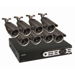 See 8 Channel Full D1 Real Time DVR Security System w 500GB 8 