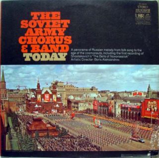Soviet Army Chorus Band Today LP Vinyl SR 40078 VG
