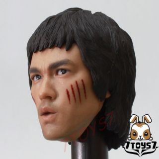 Hot Toys 1 6 Bruce Lee DX Enter Dragon Head Scar HT063C