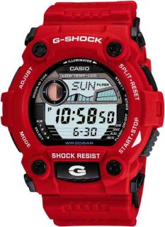Casio Mens G7900A 4 G Shock Rescue Red Digital Sport Watch